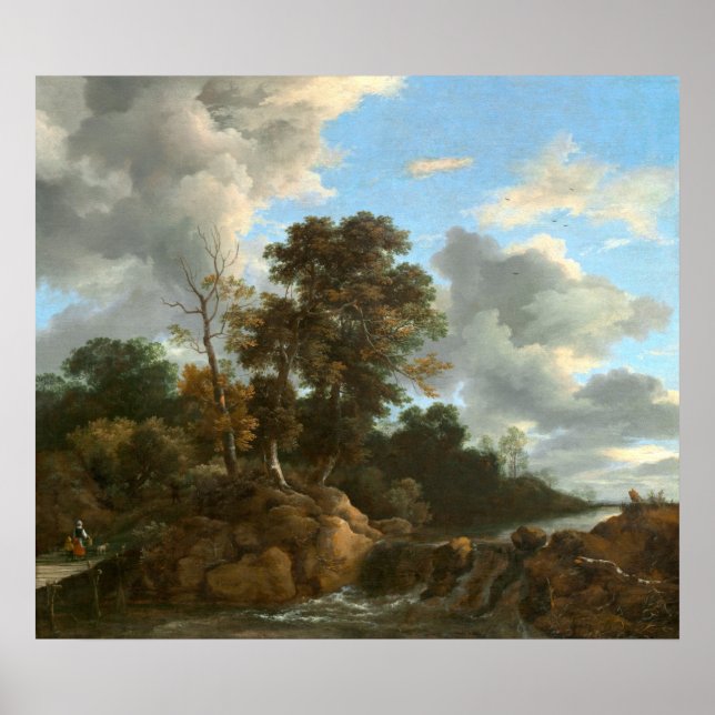 Landscape - Jacob van Ruisdael Fine Art Poster (Front)