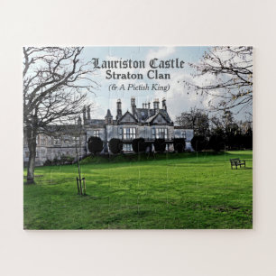 Landscape Lauriston Castle Scotland – Straton Clan Jigsaw Puzzle