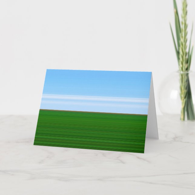 Landscape - Minimalist Style Card (Front)