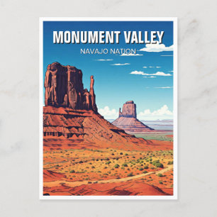 Landscape Monument Valley Navajo Nation Souvenir Postcard