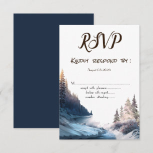 Landscape,Nature,Forest RSVP Invitation