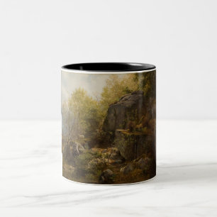 Landscape Near Conway, North Wales (by A.H. Wyant) Two-Tone Coffee Mug