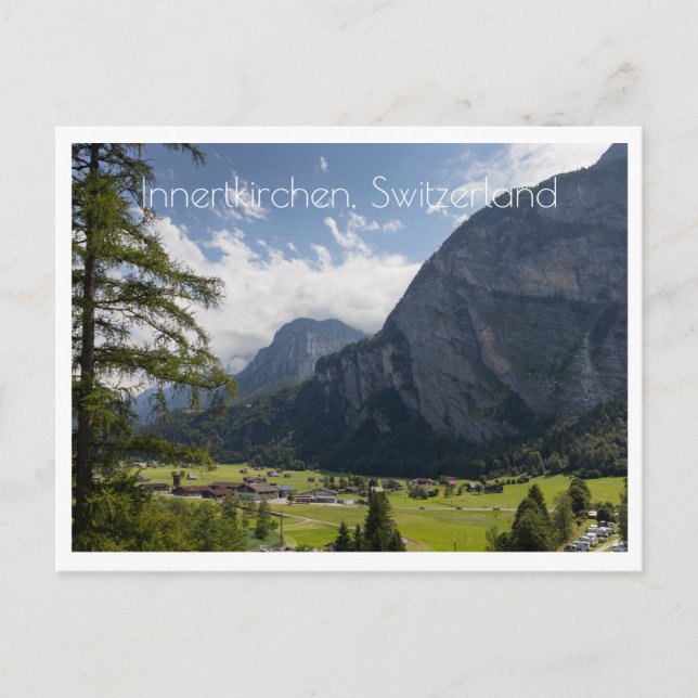Landscape near Innertkirchen, Switzerland Postcard (Front)