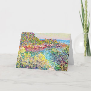 Landscape Near Monte Carlo (by Claude Monet) Card