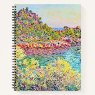 Landscape Near Monte Carlo (by Claude Monet) Notebook