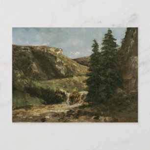 Landscape near Ornans, c.1858 Postcard