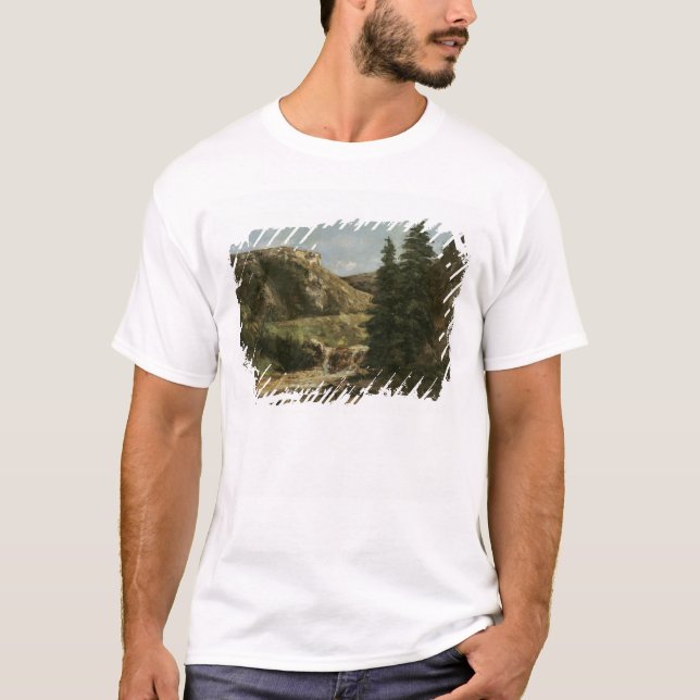 Landscape near Ornans, c.1858 T-Shirt (Front)