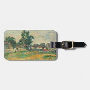 Landscape near Paris, c. 1876 (oil on canvas) Luggage Tag