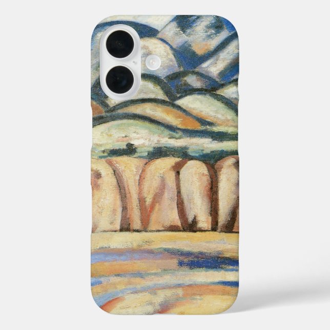Landscape, New Mexico by Marsden Hartley, Fine Art Case-Mate iPhone Case (Back)