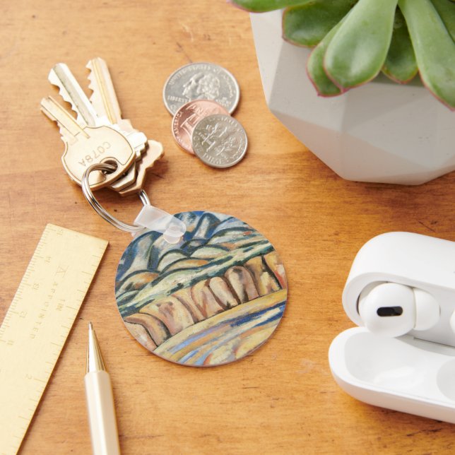 Landscape, New Mexico by Marsden Hartley, Fine Art Keychain (Desk)
