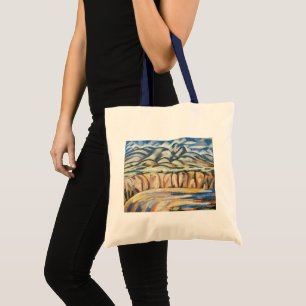 Landscape, New Mexico by Marsden Hartley, Fine Art Tote Bag