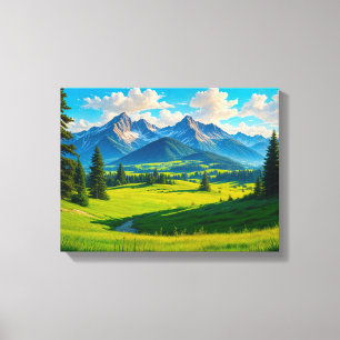 Landscape No. 11, Landscape Series Canvas Print
