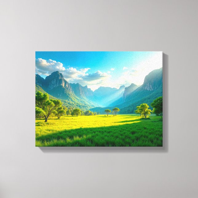 Landscape No. 13, Landscape Series Canvas Print (Front)