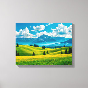 Landscape No. 20, Landscape Series Canvas Print