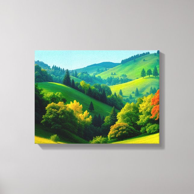 Landscape No. 2, Landscape Series Canvas Print (Front)
