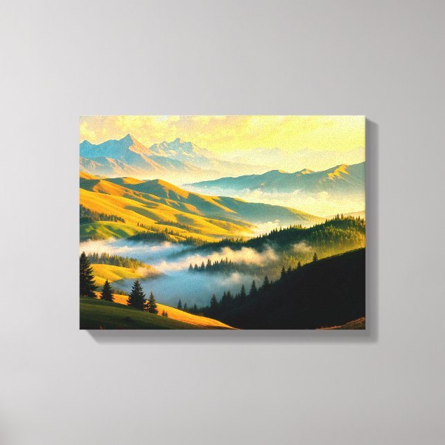 Landscape No. 5, Landscape Series Canvas Print (Front)