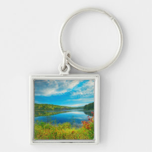 Landscape of Costello Lake Keychain