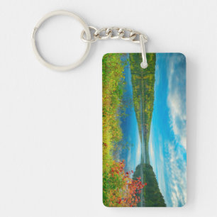 Landscape of Costello Lake Keychain