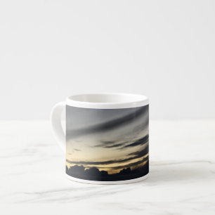 Landscape of getting late in the pine of Doñana Espresso Cup