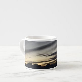 Landscape of getting late in the pine of Doñana Espresso Cup