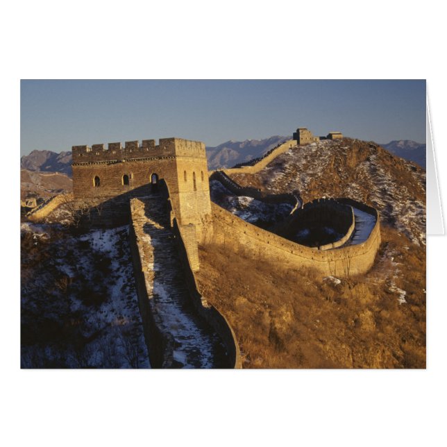 Landscape of Great Wall under sunset, China (Front Horizontal)