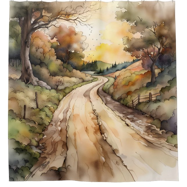 Landscape of Sunset Country Road (Front)