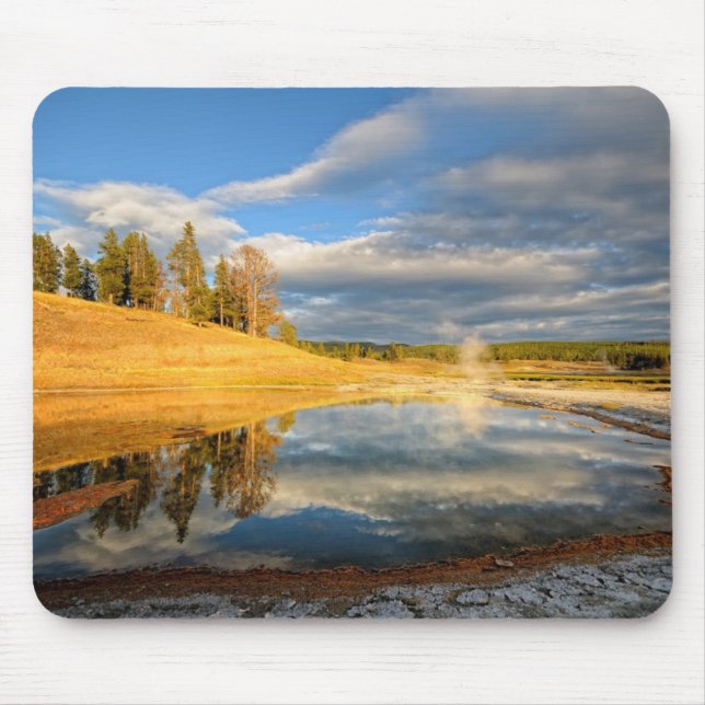 Landscape of Yellowstone Mouse Pad (Front)