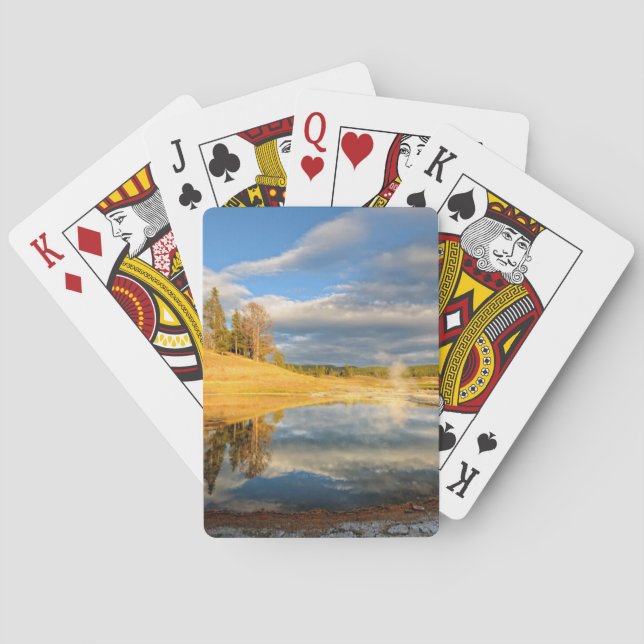 Landscape of Yellowstone Playing Cards (Back)