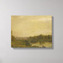 Landscape on the Oise, Charles-François Daubigny,
