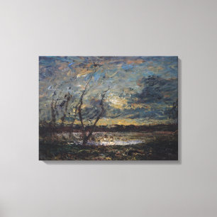 Landscape on the Outskirts of Cremieu Canvas Print
