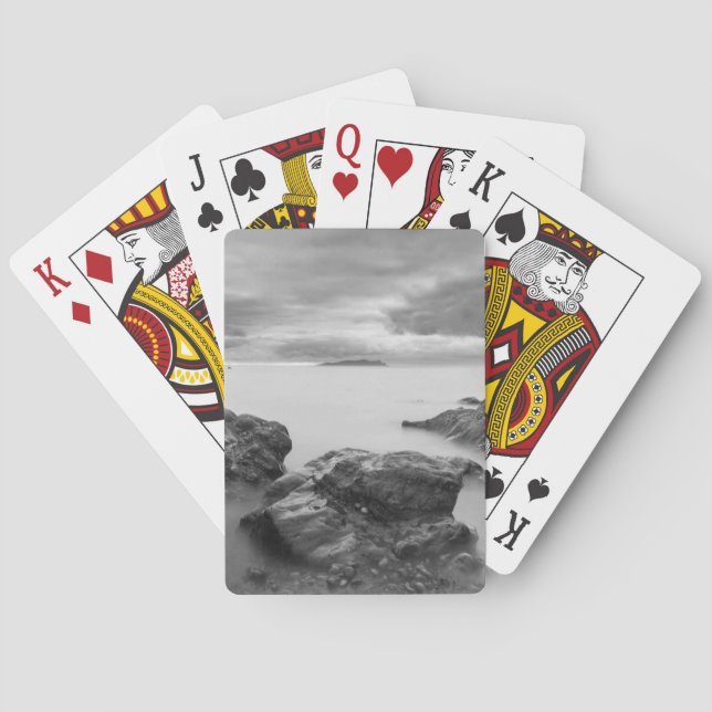Landscape on West Shetland Playing Cards (Back)
