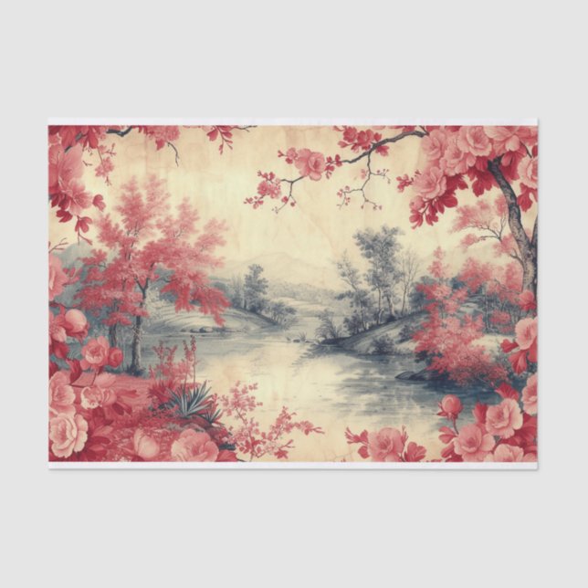 Landscape on Worn Paper (Front)