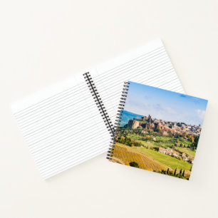 Landscape over Orvieto Notebook