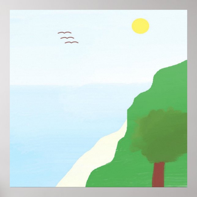 landscape painting art poster (Front)