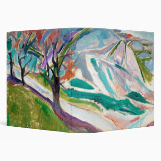 Landscape Painting Edward Munch Binder