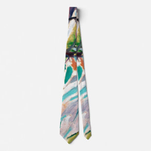 Landscape Painting Edward Munch Tie