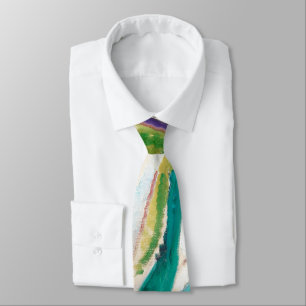 Landscape Painting Edward Munch Tie
