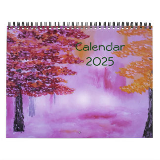 Landscape Paintings & Photography  2025 Calendar