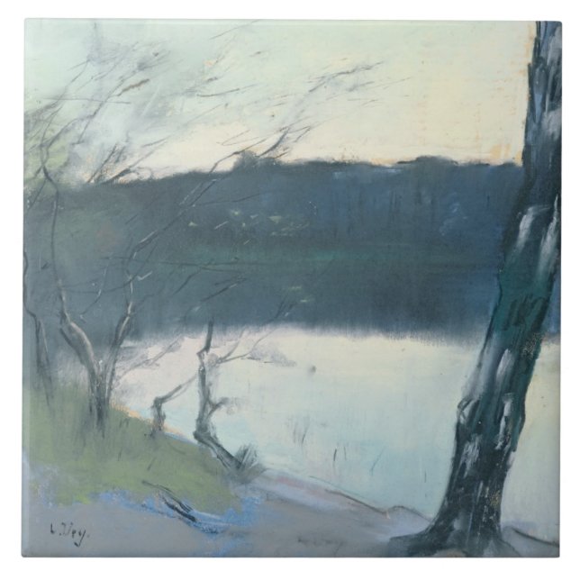 Landscape (pastel on canvas) tile (Front)