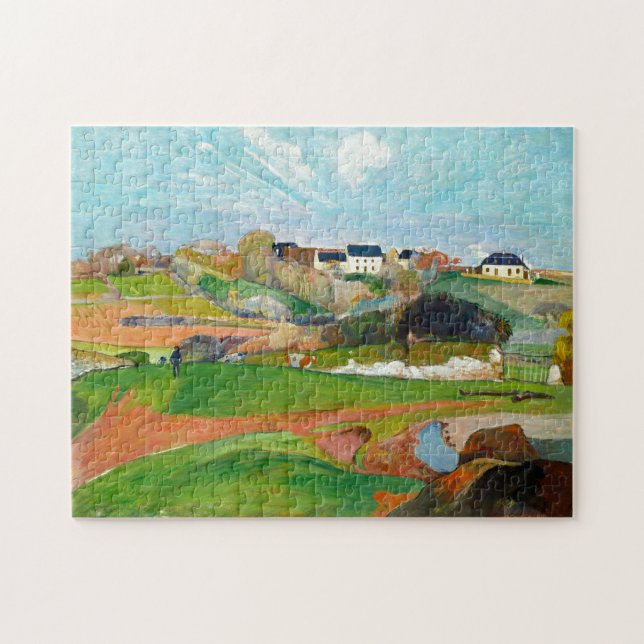 Landscape Paul Gauguin Old Painting Art Jigsaw Puzzle (Horizontal)