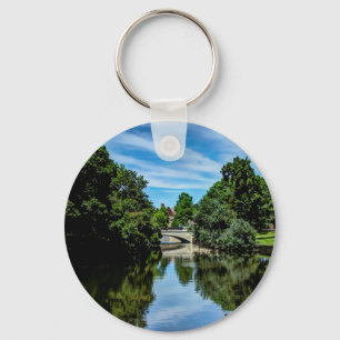 Landscape photo keychain