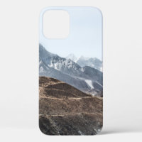 LANDSCAPE PHOTO OF MOUNTAINS UNDER WHITE CLOUDS