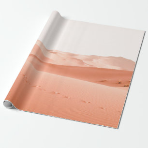 LANDSCAPE PHOTOGRAPHY OF DESSERT WRAPPING PAPER