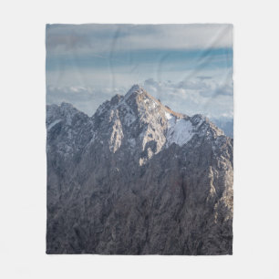 LANDSCAPE PHOTOGRAPHY OF MOUNTAIN FLEECE BLANKET