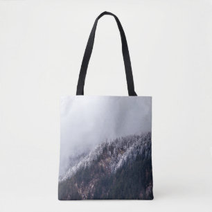 LANDSCAPE PHOTOGRAPHY OF MOUNTAIN TOTE BAG