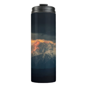 LANDSCAPE PHOTOGRAPHY OF SNOW MOUNTAINS UNDER NIMB THERMAL TUMBLER