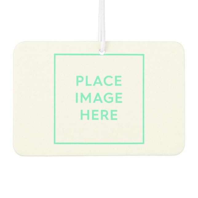 Landscape Rectangle Air Freshener, New Car Air Freshener (Front)