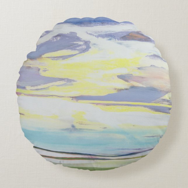 Landscape Round Pillow (Front)