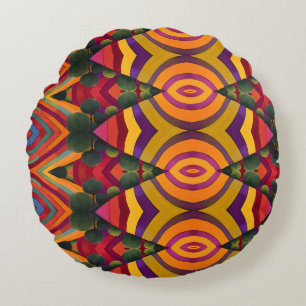 Landscape round pillow