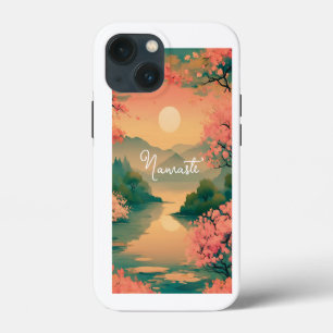 Landscape Sakura Zen iPhone 13 Mini Case